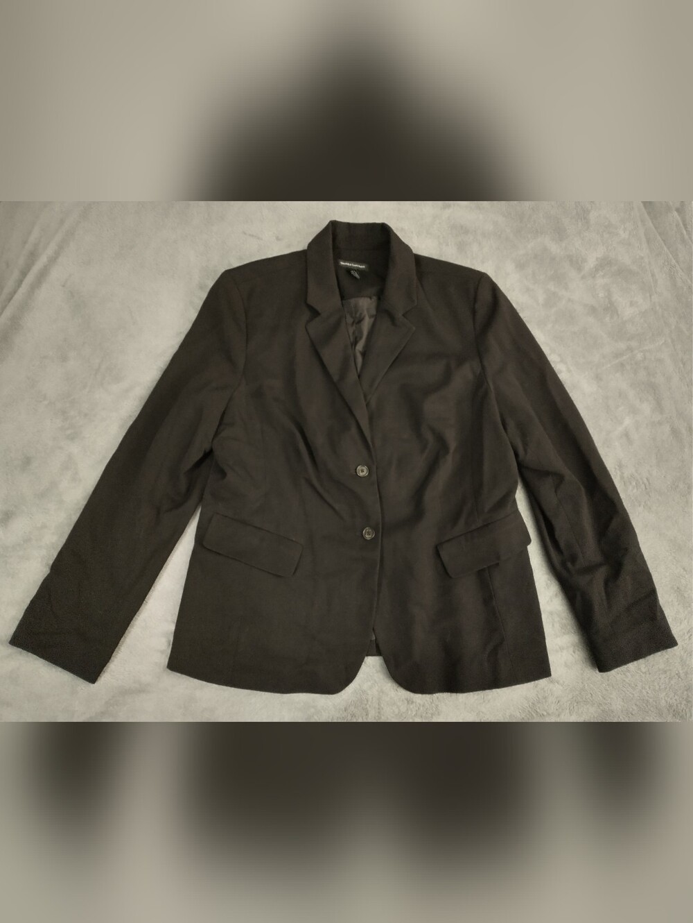 EUC GoodClothes (RN 82814) Dark Brown Women's Two-Button Blazer - Size 16